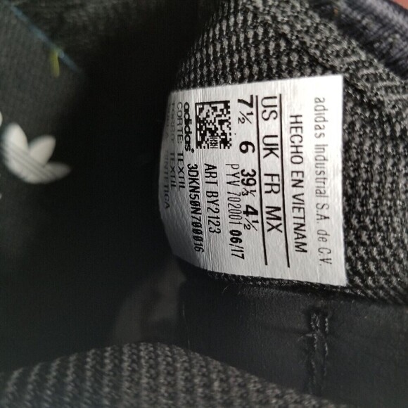 Adidas Womens Tubular Dawn 3 BY2123 Black Lace Up Low Top Running Shoes Size 7.5 - Picture 6 of 6